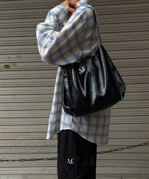 MUCENT(ムセント)/2WAY ショルダーバッグ トートバッグ/WESTERN LEATHER SHOULDER BAG | AT1251003 | ブラック