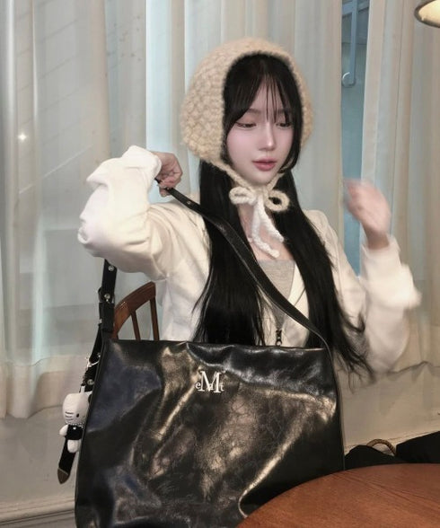 MUCENT(ムセント)/2WAY ショルダーバッグ トートバッグ/WESTERN LEATHER SHOULDER BAG | AT1251003 | ブラック