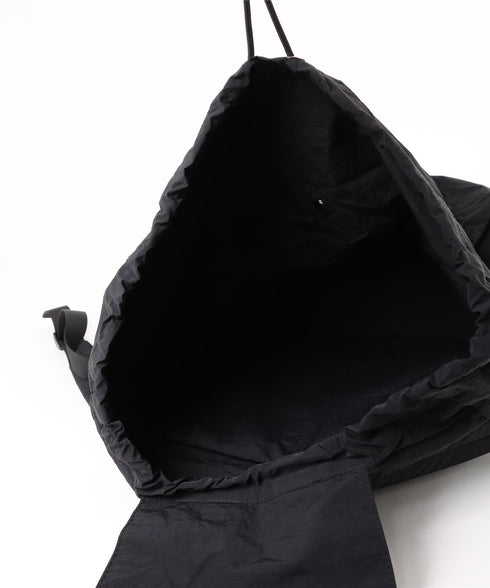 MUCENT(ムセント)/軽量 ドローコード ドローストリング ナップザック リュック バックパック/TEENS BACK PACK UNISEX | AT1251005 | ブラック