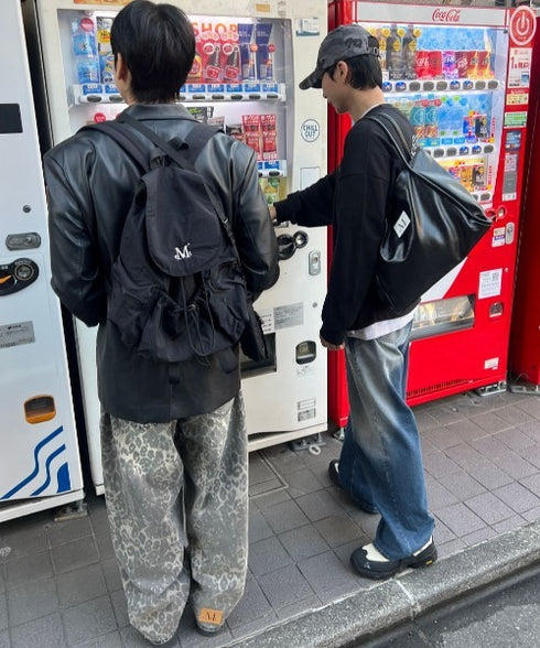 MUCENT(ムセント)/軽量 ドローコード ドローストリング ナップザック リュック バックパック/TEENS BACK PACK UNISEX | AT1251005 | ブラック