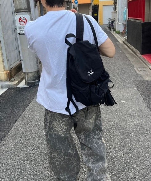 MUCENT(ムセント)/軽量 ドローコード ドローストリング ナップザック リュック バックパック/TEENS BACK PACK UNISEX | AT1251005 | ブラック