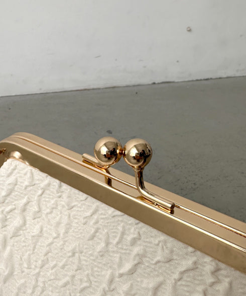 2wayがま口パールチェーンパーティーバッグ | CL1255002 | ホワイト