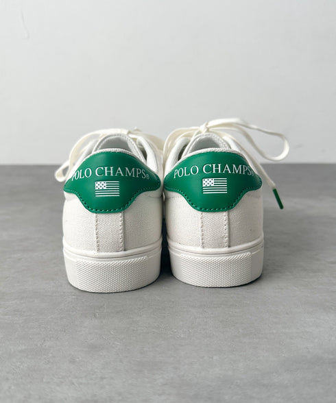 POLO CHAMPS(ポロチャンプス)/ワンポイント刺繍 ローカット キャンバススニーカー | IM3251006 | グリーン