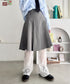 ワイドプリーツミディ丈スカート | NU2255122 | グレー