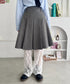 ワイドプリーツミディ丈スカート | NU2255122 | グレー
