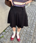 ワイドプリーツミディ丈スカート | NU2255122 | ブラック