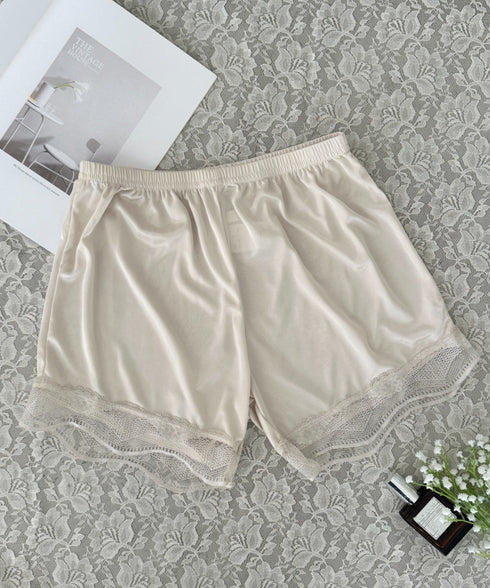 【3色展開】裾レースペチコート ペチパンツ | MD2255006 | ベージュ