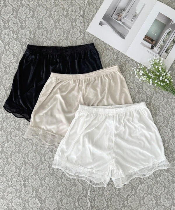 【3色展開】裾レースペチコート ペチパンツ | MD2255006 | ホワイト