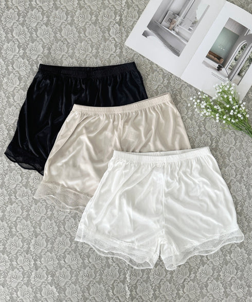 【3色展開】裾レースペチコート ペチパンツ | MD2255006 | ベージュ