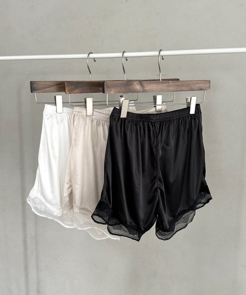 【3色展開】裾レースペチコート ペチパンツ | MD2255006 | ベージュ