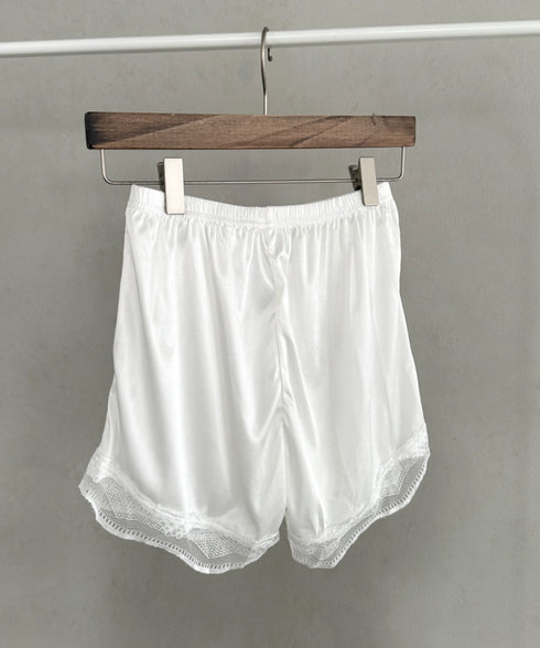 【3色展開】裾レースペチコート ペチパンツ | MD2255006 | ホワイト