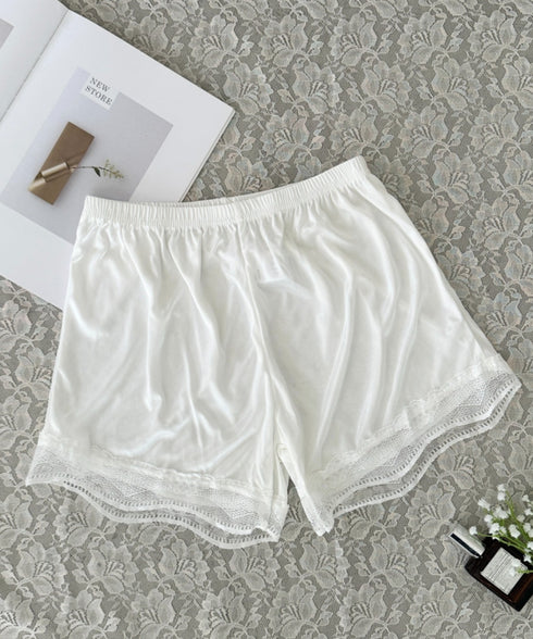 【3色展開】裾レースペチコート ペチパンツ | MD2255006 | ホワイト