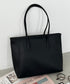 【A4サイズ対応】スクエアトートバッグ | CL1255012 | ブラック
