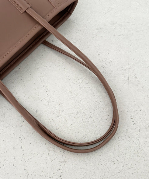 【A4サイズ対応】スクエアトートバッグ | CL1255012 | ブラウン