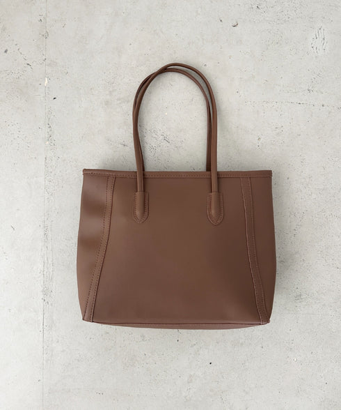 【A4サイズ対応】スクエアトートバッグ | CL1255012 | ブラック