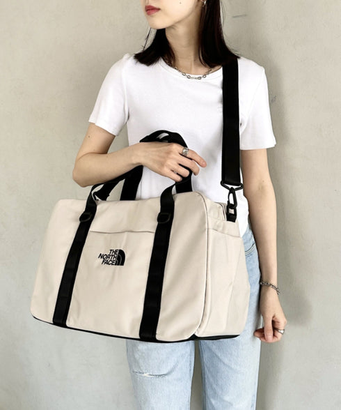 THE NORTH FACE(ザ・ノースフェイス)/軽量 大容量 ボストンバッグ トラベルバッグ ビッグサイズ 大きいサイズ/BIG SHOT CARGO BAG | IM1251040 | ライトベージュ