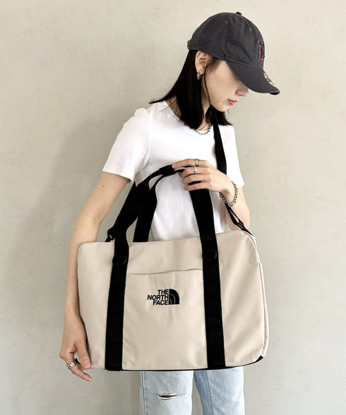 THE NORTH FACE(ザ・ノースフェイス)/軽量 大容量 ボストンバッグ トラベルバッグ ビッグサイズ 大きいサイズ/BIG SHOT CARGO BAG | IM1251040 | ライトベージュ