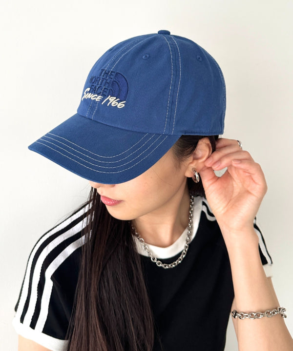 THE NORTH FACE(ザ・ノースフェイス)/コットン ワンポイント ロゴ刺繍 キャップ 帽子/TNF COTTON BALL CAP | IM5251041 | ブルー