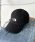 THE NORTH FACE(ザ・ノースフェイス)/コットン ワンポイント ロゴ刺繍 キャップ 帽子/TNF COTTON BALL CAP | IM5251041 | ブラック