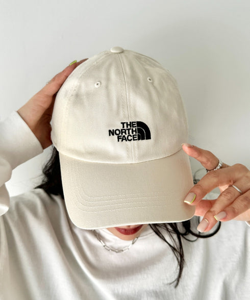 THE NORTH FACE(ザ・ノースフェイス)/コットン ワンポイント ロゴ刺繍 キャップ 帽子/TNF COTTON BALL CAP | IM5251041 | クリーム