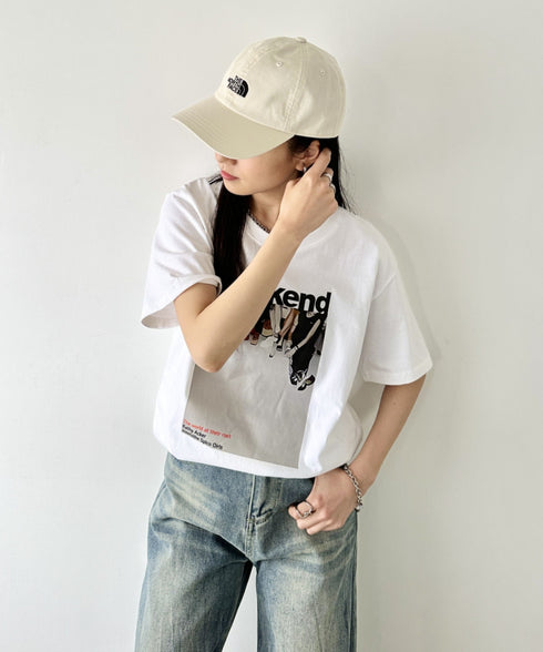 THE NORTH FACE(ザ・ノースフェイス)/コットン ワンポイント ロゴ刺繍 キャップ 帽子/TNF COTTON BALL CAP | IM5251041 | サンドベージュ