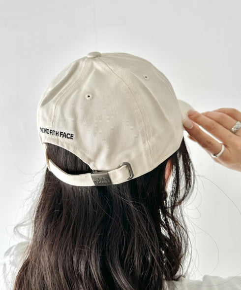 THE NORTH FACE(ザ・ノースフェイス)/コットン ワンポイント ロゴ刺繍 キャップ 帽子/TNF COTTON BALL CAP | IM5251041 | クリーム