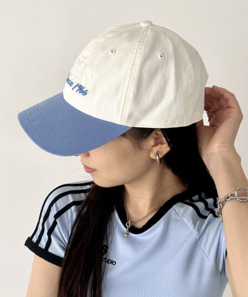 THE NORTH FACE(ザ・ノースフェイス)/コットン ワンポイント ロゴ刺繍 キャップ 帽子/TNF COTTON BALL CAP | IM5251041 | ホワイト