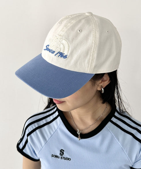 THE NORTH FACE(ザ・ノースフェイス)/コットン ワンポイント ロゴ刺繍 キャップ 帽子/TNF COTTON BALL CAP | IM5251041 | ホワイト