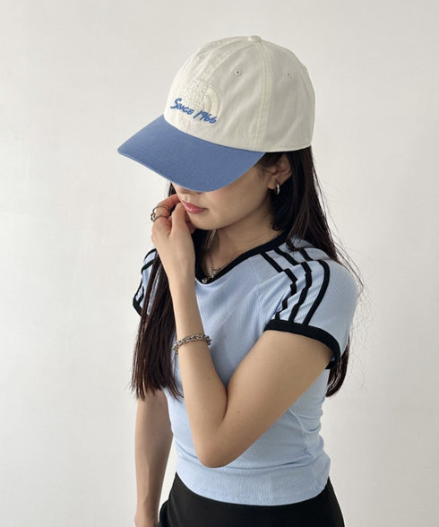 THE NORTH FACE(ザ・ノースフェイス)/コットン ワンポイント ロゴ刺繍 キャップ 帽子/TNF COTTON BALL CAP | IM5251041 | ホワイト