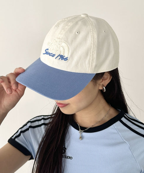 THE NORTH FACE(ザ・ノースフェイス)/コットン ワンポイント ロゴ刺繍 キャップ 帽子/TNF COTTON BALL CAP | IM5251041 | ホワイト