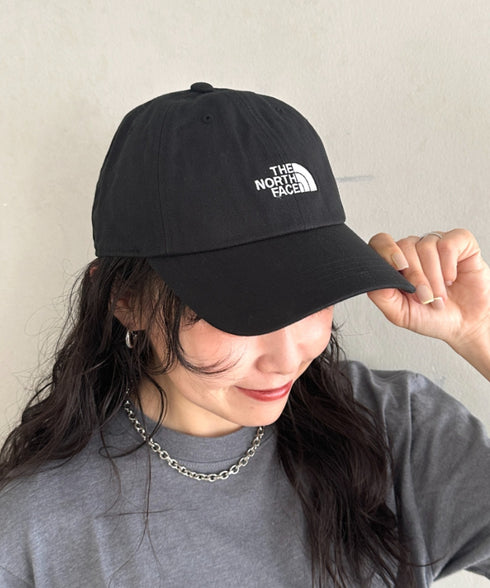 THE NORTH FACE(ザ・ノースフェイス)/コットン ワンポイント ロゴ刺繍 キャップ 帽子/TNF COTTON BALL CAP | IM5251041 | ブラック