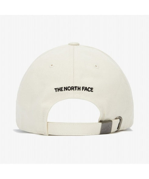 THE NORTH FACE(ザ・ノースフェイス)/コットン ワンポイント ロゴ刺繍 キャップ 帽子/TNF COTTON BALL CAP | IM5251041 | クリーム