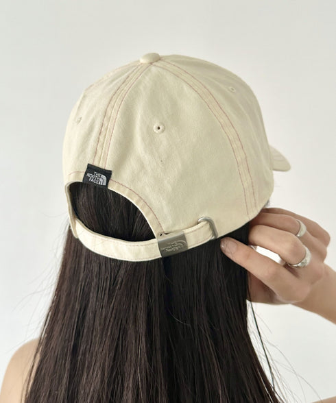 THE NORTH FACE(ザ・ノースフェイス)/コットン ワンポイント ロゴ刺繍 キャップ 帽子/TNF COTTON BALL CAP | IM5251041 | ホワイト系その他