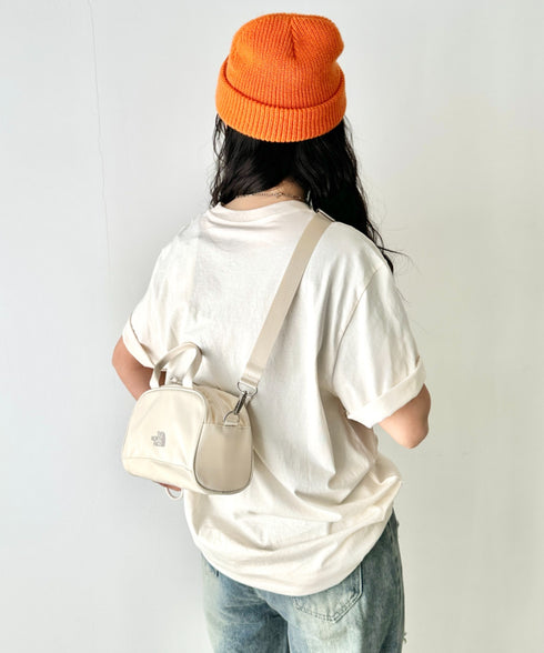 THE NORTH FACE(ザ・ノースフェイス)/2WAY 軽量 ミニショルダー ハンドバッグ/BONNEY BOWLING BAG S | IM1251043 | クリーム