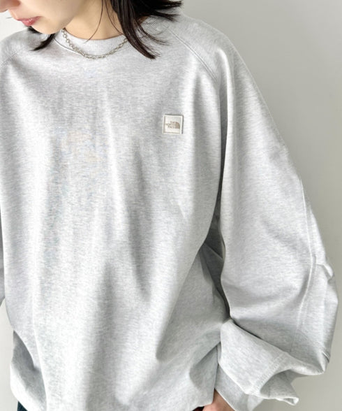 THE NORTH FACE(ザ・ノースフェイス)/ワンポイント ボックスロゴ刺繍 オーバーサイズ スウェット/MINI BOX STITCH SWEATSHIRTS | IM2251045 | オートミール