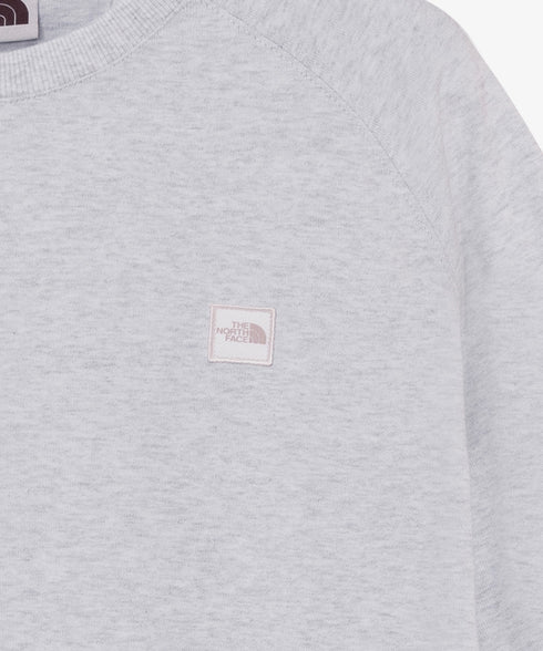 THE NORTH FACE(ザ・ノースフェイス)/ワンポイント ボックスロゴ刺繍 オーバーサイズ スウェット/MINI BOX STITCH SWEATSHIRTS | IM2251045 | オートミール