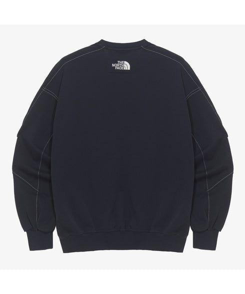THE NORTH FACE(ザ・ノースフェイス)/ワンポイント ボックスロゴ刺繍 オーバーサイズ スウェット/MINI BOX STITCH SWEATSHIRTS | IM2251045 | ダークネイビー