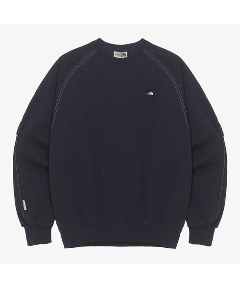 THE NORTH FACE(ザ・ノースフェイス)/ワンポイント ボックスロゴ刺繍 オーバーサイズ スウェット/MINI BOX STITCH SWEATSHIRTS | IM2251045 | ダークネイビー