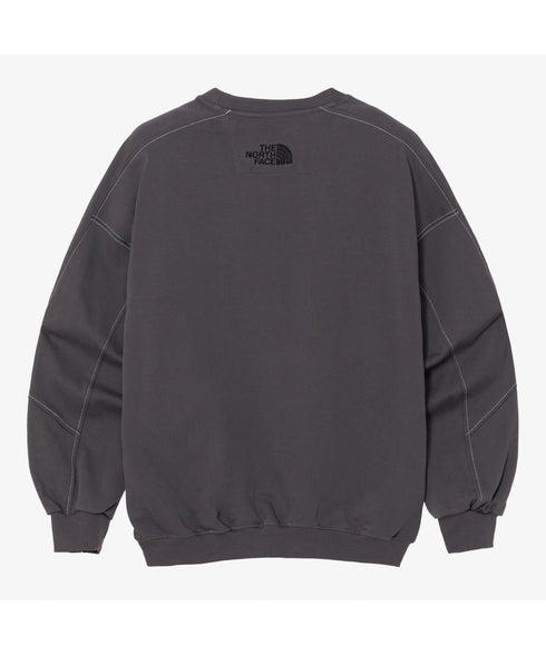 THE NORTH FACE(ザ・ノースフェイス)/ワンポイント ボックスロゴ刺繍 オーバーサイズ スウェット/MINI BOX STITCH SWEATSHIRTS | IM2251045 | ダークグレー