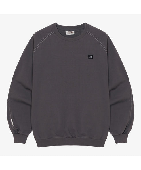 THE NORTH FACE(ザ・ノースフェイス)/ワンポイント ボックスロゴ刺繍 オーバーサイズ スウェット/MINI BOX STITCH SWEATSHIRTS | IM2251045 | ダークグレー