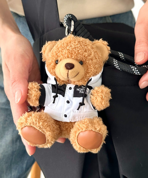 THE NORTH FACE(ザ・ノースフェイス)/ベア クマさん マスコット キーホルダー キーリング バッグチャーム/MT BEAR KEYRING | IM6251046 | ホワイト