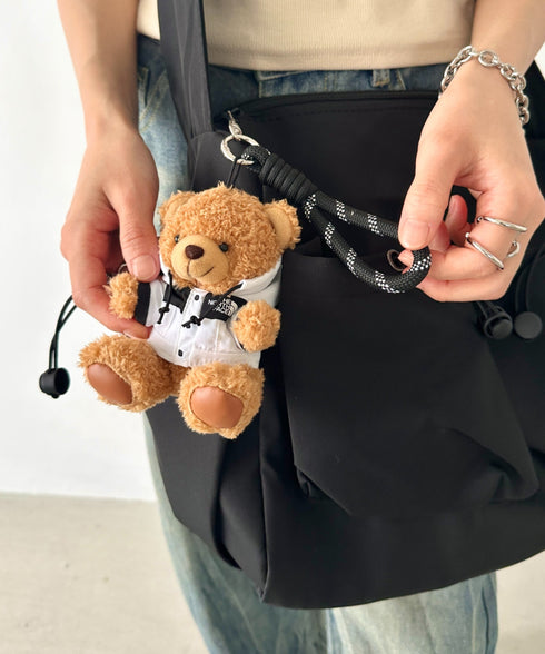 THE NORTH FACE(ザ・ノースフェイス)/ベア クマさん マスコット キーホルダー キーリング バッグチャーム/MT BEAR KEYRING | IM6251046 | ホワイト
