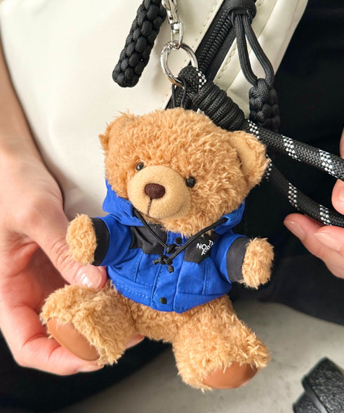 THE NORTH FACE(ザ・ノースフェイス)/ベア クマさん マスコット キーホルダー キーリング バッグチャーム/MT BEAR KEYRING | IM6251046 | ブルー