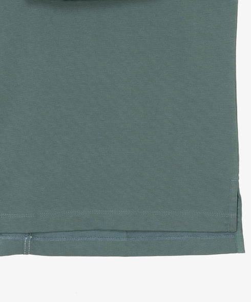 THE NORTH FACE(ザ・ノースフェイス)/ワンポイント ロゴ刺繍 ステッチ 切り替え 長袖 ロンT/ESSENTIAL L/S R/TEE | IM2251049 | グリーン