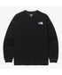 THE NORTH FACE(ザ・ノースフェイス)/ワンポイント ロゴ刺繍 ステッチ 切り替え 長袖 ロンT/ESSENTIAL L/S R/TEE | IM2251049 | ブラック