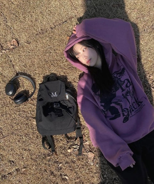 MUCENT(ムセント)/軽量 ミニ ドローコード ドローストリング ナップザック リュック バックパック/MUTE MINI BACK PACK | AT1251050 | ブラック