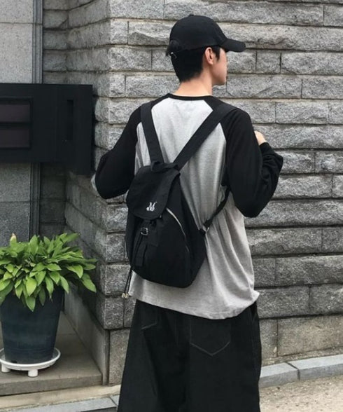 MUCENT(ムセント)/軽量 ミニ ドローコード ドローストリング ナップザック リュック バックパック/MUTE MINI BACK PACK | AT1251050 | ブラック