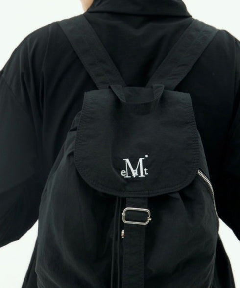 MUCENT(ムセント)/軽量 ミニ ドローコード ドローストリング ナップザック リュック バックパック/MUTE MINI BACK PACK | AT1251050 | ブラック
