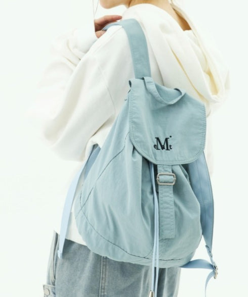 MUCENT(ムセント)/軽量 ミニ ドローコード ドローストリング ナップザック リュック バックパック/MUTE MINI BACK PACK | AT1251050 | ブルー