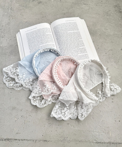 チュールレースカチューシャ | LO6255174 | ライトブルー